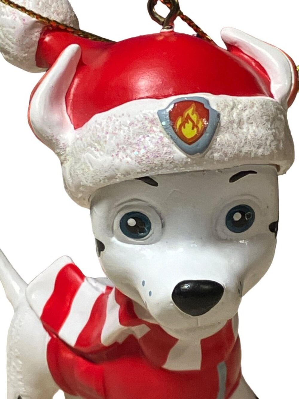 Spin Master Paw Patrol Marshall with Santa Hat Christmas Ornament - Picture 2 of 9